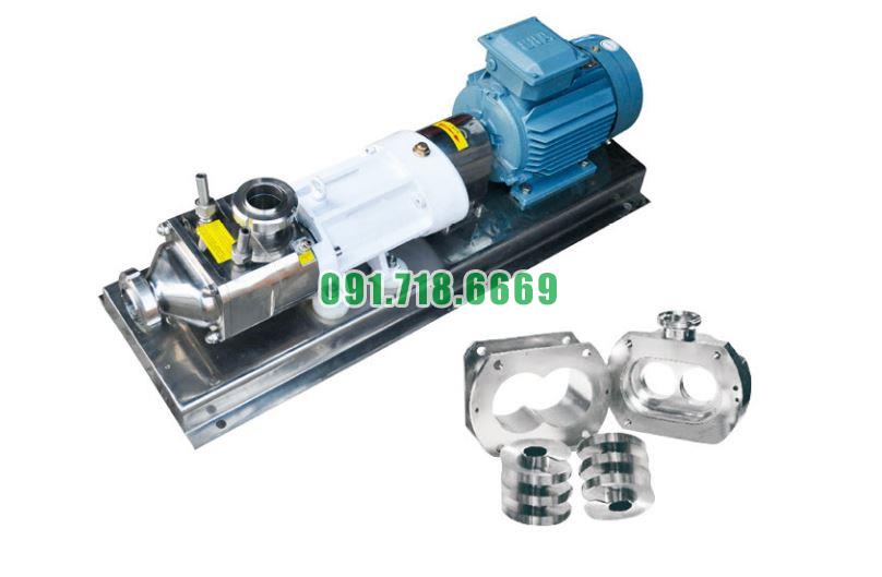 Bơm trục vít đôi vật liệu  inox 304 tốc độ 1480 vòng/phút model FSL-30-150