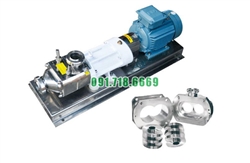 Bơm trục vít đôi vật liệu  inox 304 tốc độ 1480 vòng/phút model FSL-30-150